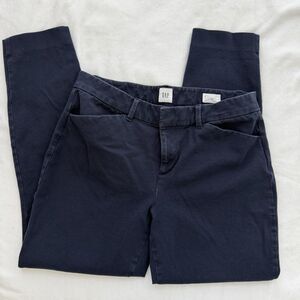 GAP Women’s Navy Blue Skinny Ankle Pants Size 8 Signature Stretch Work Casual